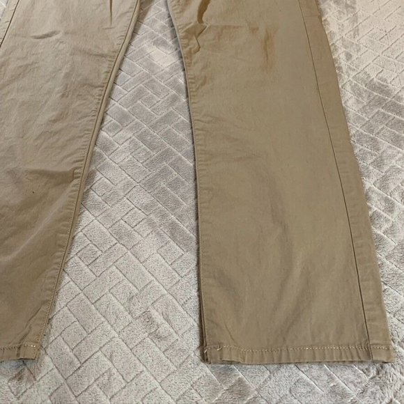 Armani Exchange Mens 34x28 Chino Pants Straight Jambe Droite Mid Rise Stretch - Picture 4 of 12